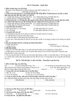 Bài tập trắc nghiệm về dòng điện và nguồn điện môn vật lý lớp 7 | Vật lý, Lớp 7 - Ôn Luyện