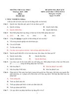 Đề thi học kỳ II môn: GDCD