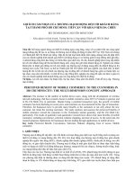 PERCEIVED BENEFIT OF MOBILE COMMERCE TO THE CUSTOMERS IN HO CHI MINH CITY: THE MULTI-DIMENSION CONCEPT APPROACH