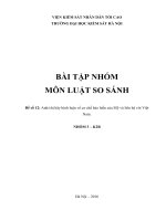 bình luận về cơ chế bảo hiến của Mỹ và liên hệ với Việt Nam.