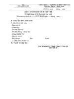 Tải mẫu báo cáo thành tích tập thể