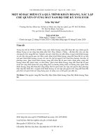 MỘT SỐ ĐẶC ĐIỂM CỦA QUÁ TRÌNH KHẨN HOANG, XÁC LẬP CHỦ QUYỀN Ở VÙNG ĐẤT NAM BỘ THẾ KỶ XVII - XVIII