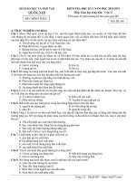 Đề thi học kỳ 1 GDCD 11 năm học 2018 – 2019 sở GD&ĐT Quảng Nam