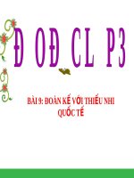 Bài giảng Đạo đức 3 bài 9 Đoàn kết với thiếu nhi quốc tế | GDCD, Lớp 3 - Ôn Luyện