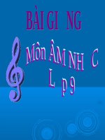 Bài giảng Âm nhạc 9 bài 4 Âm nhạc thường thức Một số ca khúc mang âm hưởng dân ca | Lớp 9, Âm nhạc - Ôn Luyện