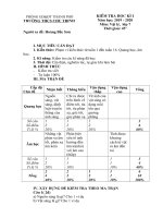 Đề thi học kì 1 môn Vật lý lớp 7 năm 2019 - 2020 THCS Chu Trinh có đáp án | Vật lý, Lớp 7 - Ôn Luyện