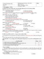 Đề thi học kì 1 môn Vật lý lớp 7 THCS Bình Châu có đáp án | Vật lý, Lớp 7 - Ôn Luyện