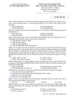 Đề ôn thi tốt nghiệp THPT 2020 môn GDCD trường THPT Quế Võ 3 - Bắc Ninh - THI247.com