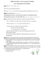 Đề thi thử vào lớp 10 môn Toán năm 2020 - 2021 quận Tân Bình | Toán học, Đề thi vào lớp 10 - Ôn Luyện