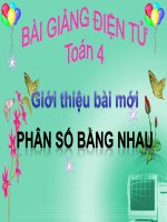 Phân số bằng nhau | Toán học, Lớp 4 - Ôn Luyện