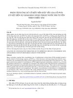 Phân tích ứng xử cố kết nền đất yếu gia cố PVD có xét đến sự giảm khả năng thoát nước phi tuyến theo chiều sâu