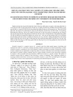 MỘT SỐ GIẢI PHÁP THÚC ĐẨY NGHIÊN CỨU KHOA HỌC CHO HỌC SINH - SINH VIÊN TRƯỜNG ĐẠI HỌC CÔNG NGHIỆP THỰC PHẨM THÀNH PHỐ HỒ CHÍ MINH