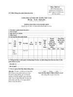 Mời tải về mẫu thông báo phát hành hóa đơn mới nhất