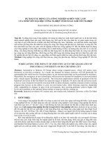 DỰ BÁO TÁC ĐỘNG CỦA CÔNG NGHIỆP 4.0 ĐẾN VIỆC LÀM CỦA SINH VIÊN ĐẠI HỌC CÔNG NGHIỆP TP.HCM SAU KHI TỐT NGHIỆP