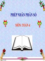 Phép nhân phân số | Toán học, Lớp 4 - Ôn Luyện