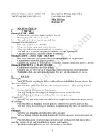 Đề cương ôn tập kì 1 Hóa lớp 12 THPT Chu Văn An 2019