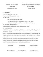 ĐỀ CƯƠNG ÔN TẬP HỌC KÌ I MÔN: LỊCH SỬ