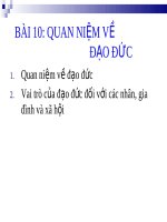 Bài giảng GDCD 10 bài 10 Quan niệm về đạo đức | Lớp 10, GDCD - Ôn Luyện
