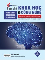 Tạp chí Khoa học và Công nghệ - Số 38 (02-2019) 29-08-2019