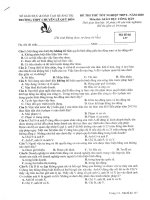 Đề thi thử tốt nghiệp THPT 2020 môn GDCD trường THPT chuyên Lê Quý Đôn - Quảng Trị - THI247.com