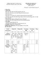 Đề thi học kì 1 môn Vật lý lớp 6 năm 2018 - 2019 THCS Lang Thíp có đáp án | Vật lý, Lớp 6 - Ôn Luyện