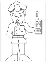 Tải Tranh tô màu chú bộ đội dành cho các bé - Hình tô màu chú bộ đội