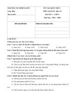 Môn Lịch sử - Địa lí Bài 2