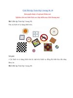 Tải Giải Toán lớp 1 trang 18, 19 sách Chân trời sáng tạo - Giải SGK Toán lớp 1 Chân trời sáng tạo