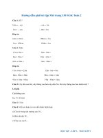 Bài tập Mét trang 150 SGK Toán 2: điền số thích hợp vào dấu 3 chấm