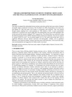 THE RELATIONSHIP BETWEEN STUDENTS’ INTRINSIC MOTIVATION AND THE FINAL EXAM RESULTS OF A STUDENT ON ENGLISH SUBJECT