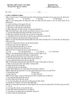 ĐỀ ÔN TẬP TRỰC TUYẾN LỊCH SỬ 10-SỐ 02