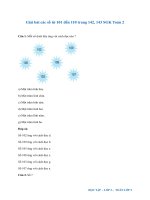 Giải bài các số từ 101 đến 110 trang 142, 143 SGK Toán 2