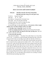 Sáng kiến kinh nghiệm ứng dụng công nghệ thông tin vào hoạt động công tác đội 