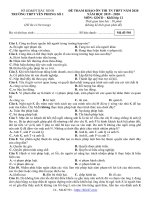 Đề ôn thi tốt nghiệp THPT 2020 môn GDCD trường THPT Yên Phong 1 - Bắc Ninh - THI247.com