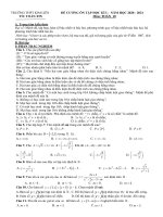 Đề cương ôn tập học kỳ 1 Toán 10 năm 2020 - 2021 trường THPT Kim Liên - Hà Nội - TOANMATH.com