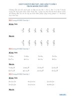 Giải và đáp án bài tập 1 , bài 2, bài 3 và bài 4 trang 68 SGK Toán lớp 1