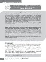 Vấn đề ổn định cục bộ bản bụng cột thép tiết diện chữ I tổ hợp chịu nén lệch tâm theo TCVN 5575:2012