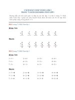 Cách giải và đáp án bài 1, bài 2 trang  71 sách giáo khoa Toán lớp 1