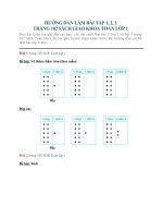 Hướng dẫn làm bài tập 1, 2, 3 trang 102 sách giáo khoa toán lớp 1