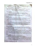 Đề thi kết thúc học kỳ hè năm học 2012-2013 môn Điện quang (Đề số 1) - ĐH Khoa học Tự nhiên