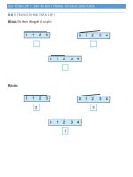 Giải toán lớp 1: Đáp án bài 3 trang 120 sách giao khoa