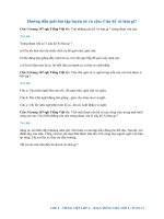 Soạn bài Luyện từ và câu: Câu kể Ai làm gì trang 166 SGK Tiếng Việt 4 tập 1