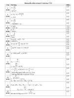 ĐỀ VÀ ĐÁP ÁN KHẢO SÁT LẦN 3, MÔN VẬT LÝ 11 NĂM HỌC 2017 - 2018 | Trường THPT Đoàn Thượng