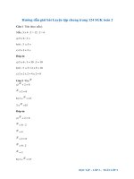 Hướng dẫn giải bài Luyện tập chung trang 124 SGK toán 2