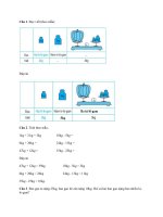 Hướng dẫn giải bài Ki-lô-gam trang 32 SGK Toán 2