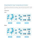 Hướng dẫn giải bài 2 trang 17 sách giáo khoa môn Toán lớp 1