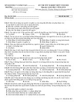 tập hợp bộ các mã đề thi thử tốt nghiệp thpt môn giáo dục công dân kèm ma trận đáp án có thể sử dụng để tổ chức thi thử cho học sinh ngay tại nhà trường hoặc thi theo nhóm
