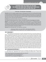 Phương pháp xác định lực mô men tác động vào răng gầu trong quá trình đào và tích vật liệu của máy xúc lật