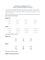 Hướng dẫn làm bài tập 1, 2 và 3 trang 54 sách giáo khoa toán lớp 1