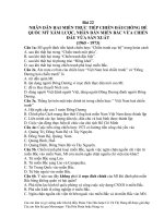 Đề cương ôn tập Lịch sử 12 bài 22 và 23